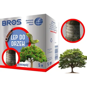 Přípravek proti hmyzu BROS Lepová Deska, páska na stromy 5 m