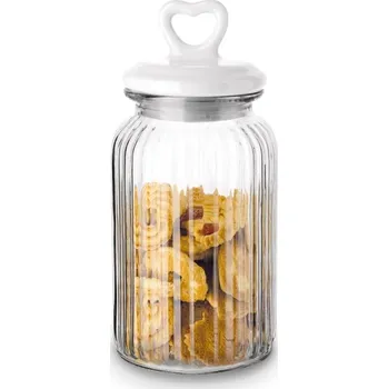 Dóza na potraviny Nádoba s víkem Tadar Amare 1300 ml skleněná