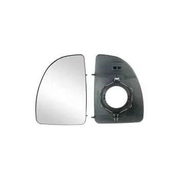 Auto zrcátko Sklo levého zpětného zrcátka PEUGEOT BOXER (244) | 2002-2006 | nevyhřívané | chromové | vypouklé | VIEW MAX |