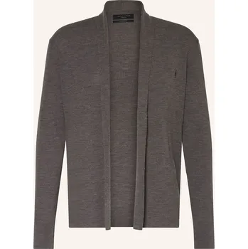 Pánský svetr Allsaints Pánský Pletený Kardigan Mode, šedá, M