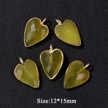 Přívěsek Přírodní přívěsek ve tvaru srdce | šperky ruční výroba 2 ks - Č.13 Achát