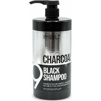 Šampon IMEL CHARCOAL ŠAMPON PRO POŠKOZENÉ VLASY S AKTIVNÍM UHLÍM 1000 ML