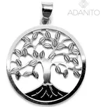 Zlatý přívěsek strom života z bílého zlata