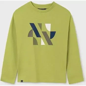 Chlapecké tričko Chlapecké triko dlouhý rukáv Mayoral 7080-10 Zelené velikost 160