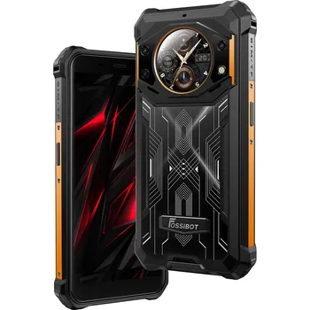 Mobilní telefon FOSSiBOT F101 Pro 8GB/128GB Barva: oranžová 8GB RAM, 10600mAh baterie, NFC, LTE + prodloužená záruka a folie na displeji