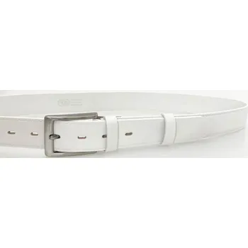 Opasek PENNY BELTS Pánský kožený opasek 35-020-4-00 bílý - 115 cm