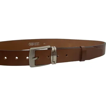 Opasek PENNY BELTS Kožený opasek R1-48 hnědý - 90 cm