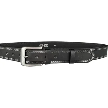 Módní doplněk PENNY BELTS Kožený opasek 02-2-60 černý - 85 cm