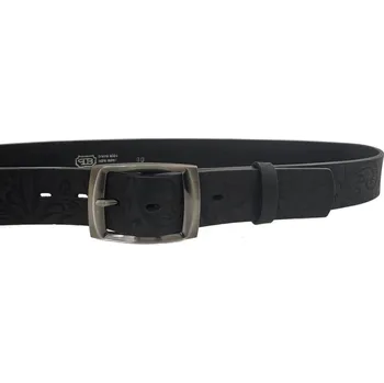 Opasek PENNY BELTS Kožený opasek 44V260 černý - 85 cm