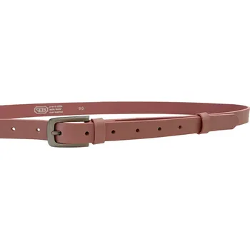 Módní doplněk PENNY BELTS Kožený opasek 20-204-503 růžový - 105 cm