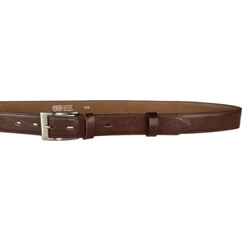 Opasek PENNY BELTS Kožený opasek 30-020-40 tmavě hnědý - 110 cm