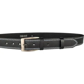 Módní doplněk PENNY BELTS Kožený opasek 504-2-B-M-60 černý- 95 cm