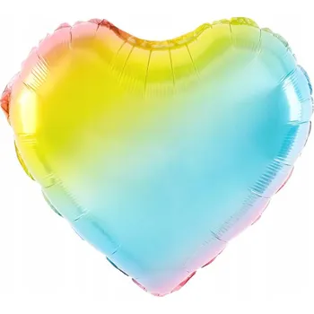 Balónek Balónek vícebarevný srdce 1 ks