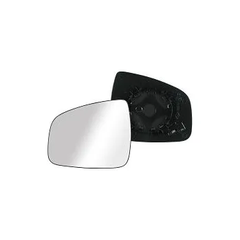 Auto zrcátko Sklo levého zpětného zrcátka DACIA LOGAN | 2004-2009 | vyhřívané | chromové | vypouklé | VIEW MAX |