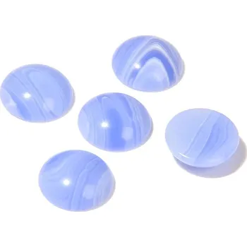 Přírodní kámen Kulatý přírodní kámen | dekorační minerál 10 ks - Syntetický achát , 8 mm