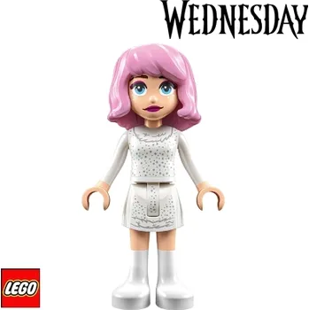 Stavebnice LEGO LEGO® Figurky LEGO Figurka Enid Sinclair, Třpytivé Šaty / Wednesday / 76781 wed005