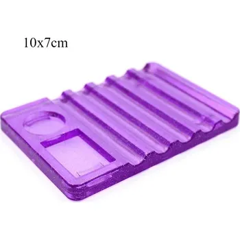 Kosmetický štětec Akrylový stojánek na štětce | držák štětců, organizér na štětce - FIALOVÁ