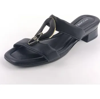 Dámské pantofle Dámské pantofle na podpatku Piccadilly 475012-3 černé 38