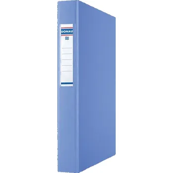 Kancelářský ORGANIZÉR na dokumenty, ŠANON do kanceláře A4, 4 kroužky, 25 mm, MODRÝ Donau