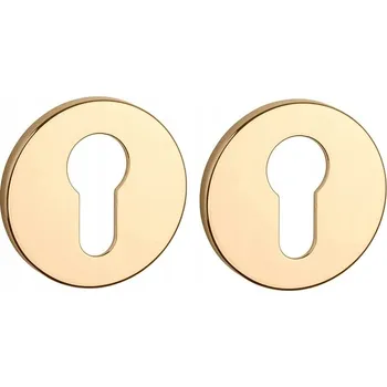 Řetězová sada pro motocykl Kulatá rozeta s vložkou zlaté barvy PVD Slim APRILE