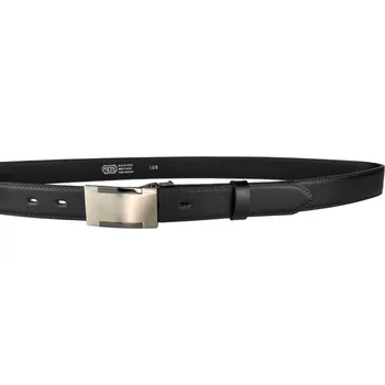 Opasek PENNY BELTS Pánský kožený opasek 30-020-7PS-60 černý - 100 cm