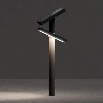 Venkovní osvětlení KLEWE LED solární lampa HELIOSTEPPER, antracitová, zemní bodec, IP65 1 x 2,2 W LED - Doprava zdarma