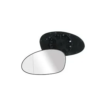 Auto zrcátko Sklo levého zpětného zrcátka BMW 3 (E90-E91) | 2004-2008 | vyhřívané | chromové | asférické | TAIWAN |