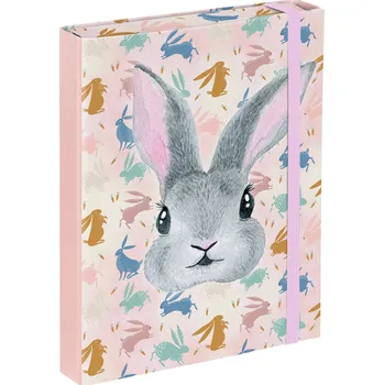 desky na sešit Desky na školní sešity A4 Baagl Bunny s králíčky