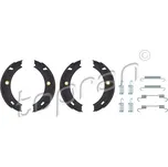 TOPRAN Sada brzdových čelistí, parkovací brzda 110 456