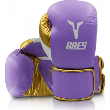Boxerské rukavice Boxerské rukavice Ares Athena - fialové / zlaté