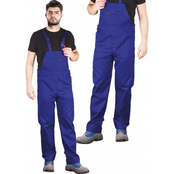 montérky Ochranné pracovní kalhoty s laclem a šlemi, velikost 52