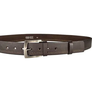 Opasek PENNY BELTS Kožený opasek 25-9-40 hnědý - 110 cm