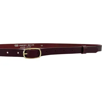 Opasek PENNY BELTS Kožený opasek 20-203Z-95 bordo - 100 cm