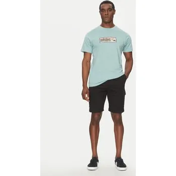 Pánské tričko Quiksilver T-Shirt EQYZT08040 Tyrkysová Regular Fit S
