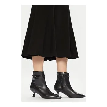 Dámské kozačky Patrizia Pepe Polokozačky 2Y0024/L078-K103 Černá 35