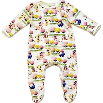 Kojenecký overall FARMERS® Dětský overal BAMBUS DIGI ANIMALS 5 Velikost: 62