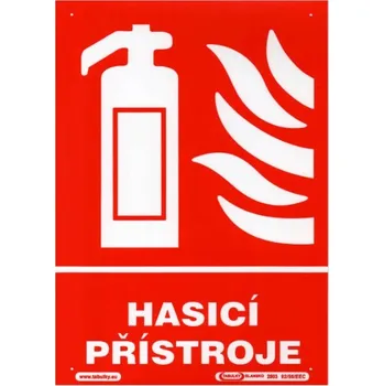 Hasící přístroje 210x297 mm - plast