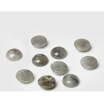 Dětské navlékací korálky Přírodní korálky pro šperky | šperkové kameny 10 ks - Č. 1 labradorit , 4 mm