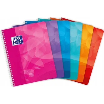 Sešit Sešit A5 s mřížkou školní kroužkový blok akademický kroužkový sešit výbava Oxford 80 listů