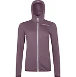 Ortovox Fleece Light Grid Hooded Jacket W Velikost: M / Barva: Wild Berry