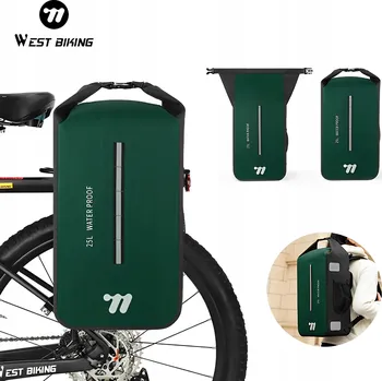 brašna na kolo Cyklistická brašna zadní West Biking Brašna Batoh 25l