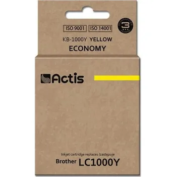 Žlutá inkoustová kazeta Actis KB-1000Y pro tiskárny Brother (yellow)