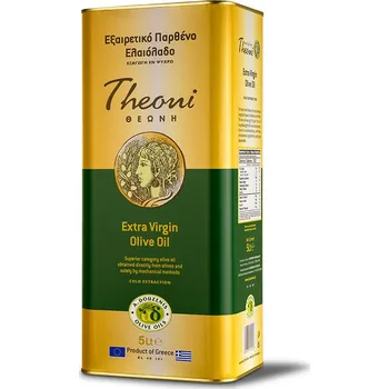 Rostlinný olej Theoni Kalamata Extra panenský olivový olej 5l - plech