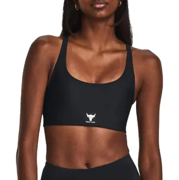 Souprava dámského spodního prádla Podprsenka Under Armour Project Rock All Train Crossback 1380181-001 Velikost XL