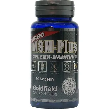 Kloubní výživa Turbo MSM-Plus - Goldfield Příchuť: bez příchuti, Kapsle: 60 kaps.