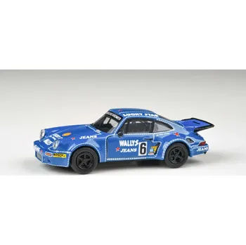 autíčko Porsche 911 Carrera RSR 3.0 'Wally's Jeans' 1:64 - PARAGON Models Porsche 911 Carrera RSR 3.0 - kovový model auta 1/64