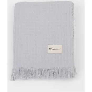deka Vaflový pléd 140 x 180 cm - světle šedý