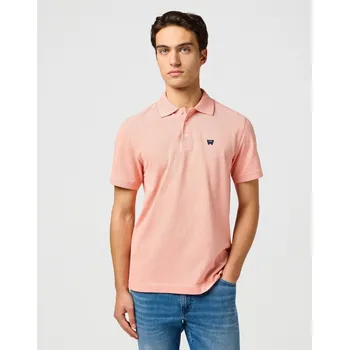 Pánská móda Pánské triko Wrangler Refined Polo Shirt 112362832 Orange Velikost: XL