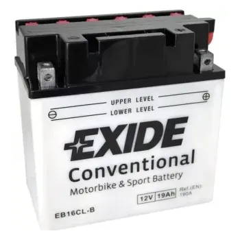 Motobaterie Exide Bike Conventional 12V 19Ah 190A EB16CL-B