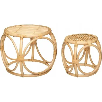 Konferenční stolek Stolek Atmosphera kulatý 58 x 58 x 44 cm dub přírodní